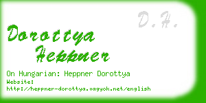 dorottya heppner business card